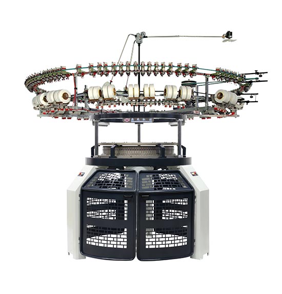 single knitting machine